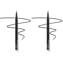 wet n wild Mega Last Breakup Proof Liquid Eyeliner - Ultra-Fine Brush, Waterproof, Long-Lasting - Cruelty-Free & Vegan - (Ultra Black) (Pack of 2)