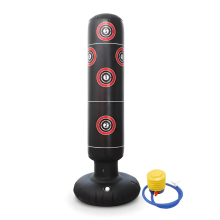 Junior Punch Bag Inflatable Freestanding punching Bag with Kids Boxing Gloves