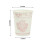 Copos de papel florais BalsaCircle com borda dourada (24 unidades) 4