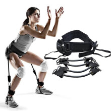 Resistance Bands Speed Agility Training Strength Ankle Straps Jump Trainer for Basketball Yoga