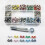 Kit de 400 œillets en fer de couleurs assorties 2