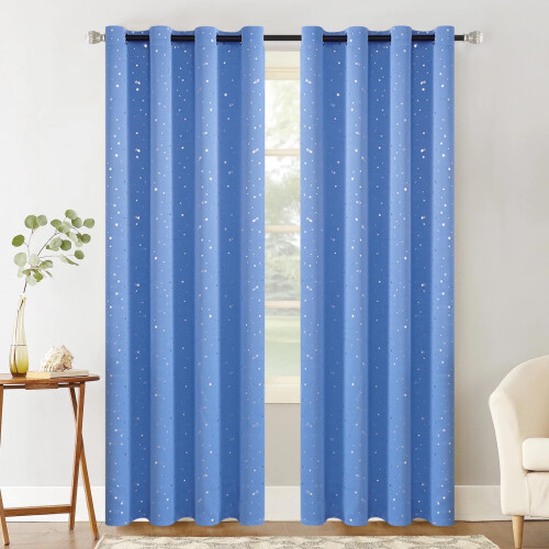 Mørkleggingsgardiner Termisk isolert polyester2 paneler 1