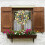 45 cm paaskrans met bloemen en eieren 5