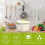 Salad spinner 5L vegetable and lettuce dryer 5