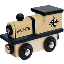 MasterPieces Treno di Legno - NFL New Orleans Saints - Giocattolo Ufficiale per Bambini