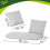 Doppel-Gartenschaukelkissen-Set, Grau - Polyester/Baumwolle 4