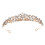 Tiara de aleación dorada para mujer 5