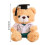 Graduation Bear Plush with Cap and Gown 1pc 2
