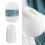 Bathtub head and neck support pillow, breathable 3D mesh bath pillow with suction cup 3