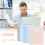 Intercalaires multicolores avec onglets, format A4, 3 trous, lot de 1 3