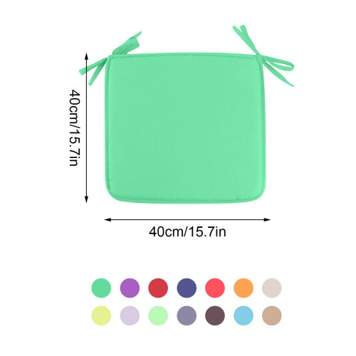 Cuscino quadrato per sgabello con lacci, 40 cm 2