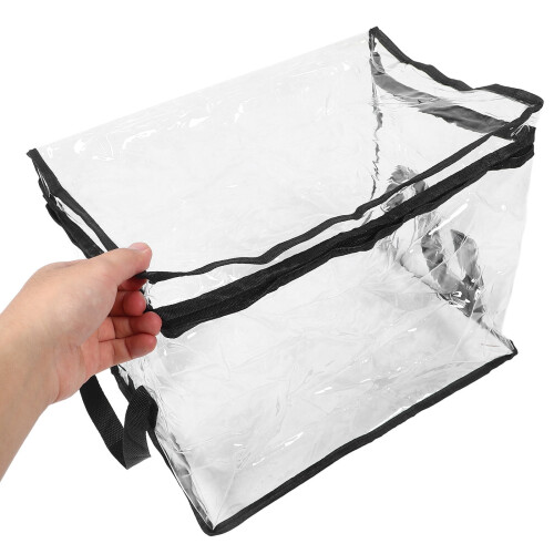 Μαύρο κουτί αποθήκευσης βιβλίων από PVC 38x32x24εκ. 2
