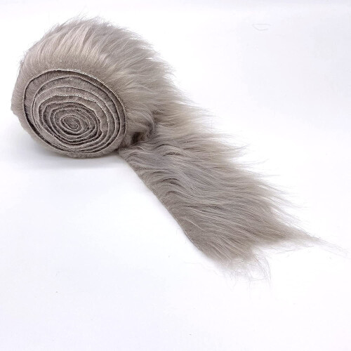 Rolo de tecido de pele sintética de mohair felpuda, com pelo de 4,5 a 6,5 cm (1,8 a 2,5 polegadas). 2
