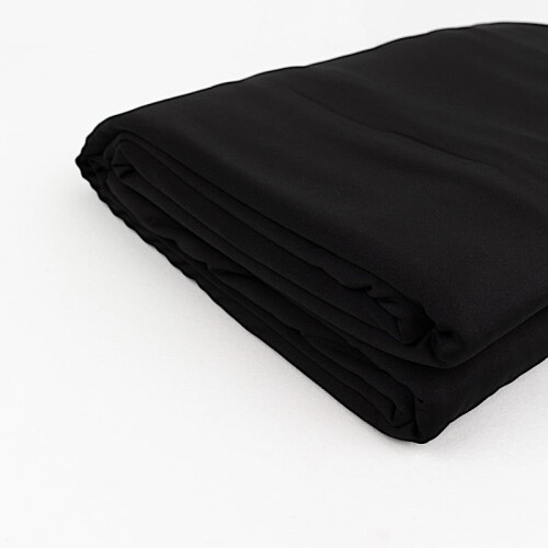 Μαύρο ύφασμα spandex, ελαστικό 4 κατευθύνσεων, 60in x 10yd 1