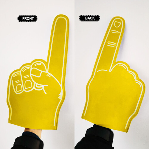 Schaumstoff-Finger-Handstütze für Sportfans (groß) 2