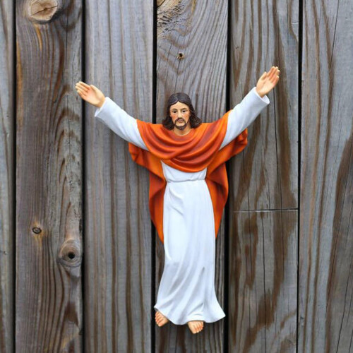 Figurine de Jésus, sculpture religieuse, décoration intérieure 2
