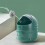 Donkergroene PP bureauprullenbak 20x16x16cm 3