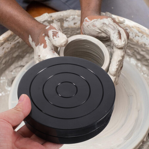 Clay Turntable for Ceramic Art – 11 cm Black 1