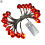 Guirnalda de luces LED en forma de corazón – 10/20/40 luces, funciona con pilas 2
