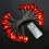 Guirnalda de luces LED en forma de corazón – 10/20/40 luces, funciona con pilas 3
