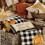 Φθινοπωρινά Μαξιλαροθήκες 12x20 ίντσες, Faux Linen, Σετ 4 τεμαχίων 3