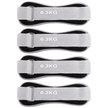 300g Wrist/Ankle Weights Set of 4 for Women,Men,Modularized Leg Weight Straps for Yoga, Walking, Jogging, Aerobics