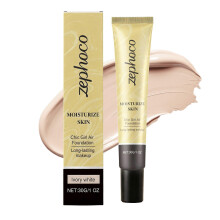 Zephoco Ivory White Concealer Foundation  Natural Coverage, Lightweight And Skin-Friendly, Transparent Finish with A Radiant, Dimensional Look
