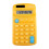 XUNRYAN desktop calculator solar-powered large LCD yellow 2