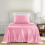 Satin-Bettwäsche-Set, Doppelbettgröße – Polyester, knitterfrei 2