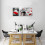 Ensemble de 3 tableaux muraux paysage noir et blanc 2