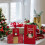Conjunto de 14 Sacolas de Presente de Natal – Festivas, Ecológicas e 4