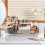 Drehbarer Make-up-Organizer Crystal Clear 2-in-1 2