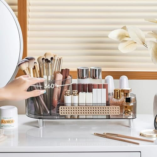 Draaibare make-up organizer met grote capaciteit 1