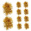 Goldene Cheerleading-Pompons, Kunststoff-Armband, 2er-Pack 5