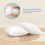 Λευκά ένθετα μαξιλαριών με πούπουλα Alternative 2-Pack 18x18 5
