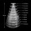 6 Tier Round Plastic Macaron Tower Stand Macarons Holder Macaroon Cake Tower Display Stand For Dessert Display 2