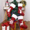 4er-Pack Weihnachtsstrümpfe, Plüschstoff, 44,7 x 19,6 cm 5