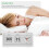White Analog Flip Clock with Date & Alarm, 20 cm 2
