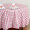 Rund ginghamduk i polyester 307 cm 2