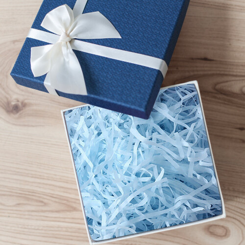 Hellblaues Knüllpapier, 100 g 2