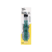 Mont Marte Radiergummi Bleistift Set - 2 Stück - Radierpen Mit 4 Mm Radierstreifen - Pinsel Auf Der Rückseite