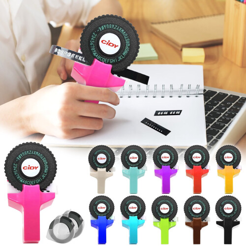 Usbinx Life Manual Embossing Label Maker Mini with 2 Tapes 1