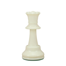 WE Games Vervangende Staunton Schaakstuk - Lichte Koningin, Zware Toernooistijl Plastic