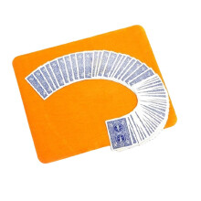MilesMagic Magier Spielkartenmatte für Poker, Münzen und Tricks | Aus weichem, leichtem Samt