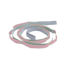 (light pink * gray) Stretching Strap For Yoga, Flexibility, Rehabilitation - For Rehab