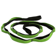 (green*black) Stretching Strap For Yoga, Flexibility, Rehabilitation - For Rehab