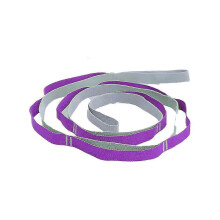 (purple * gray) Stretching Strap For Yoga, Flexibility, Rehabilitation - For Rehab