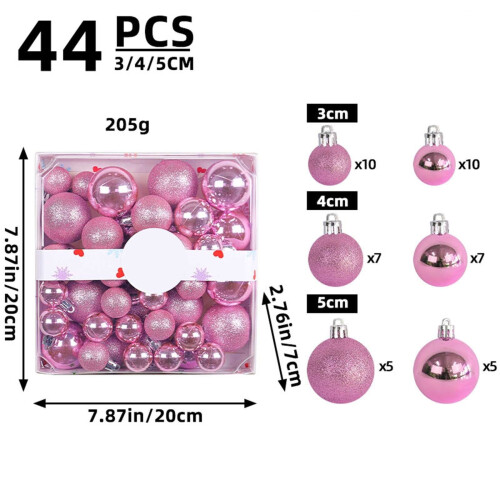 Ensemble de 44 décorations de Noël dorées 2