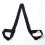 Cotton Yoga Mat Strap Sling with Adjustable Loops for All Mat Sizes (black) 1