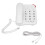 Kablet fasttelefon for eldre med store taster og tydelig 3